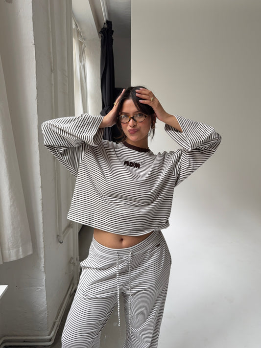chocolate cream longsleeve set