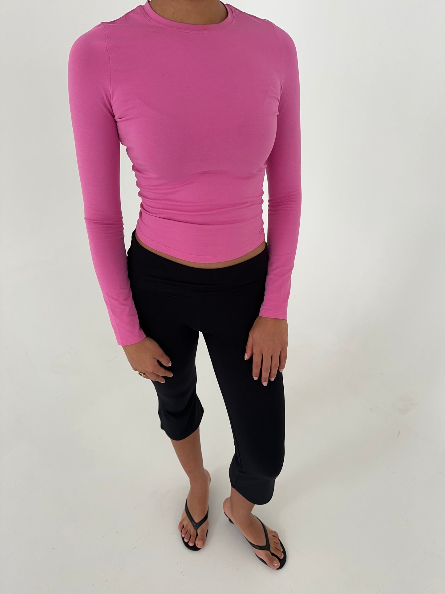 soft longsleeve long magenta