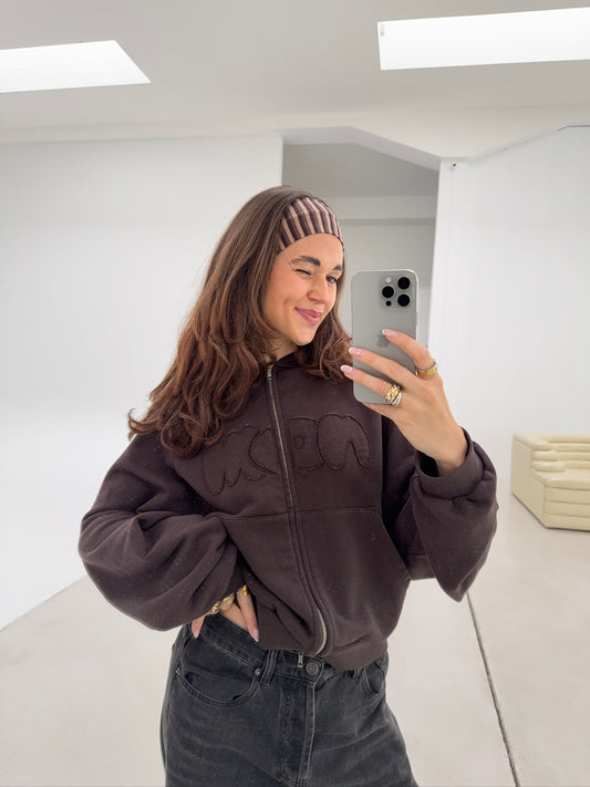hairband brown stripes