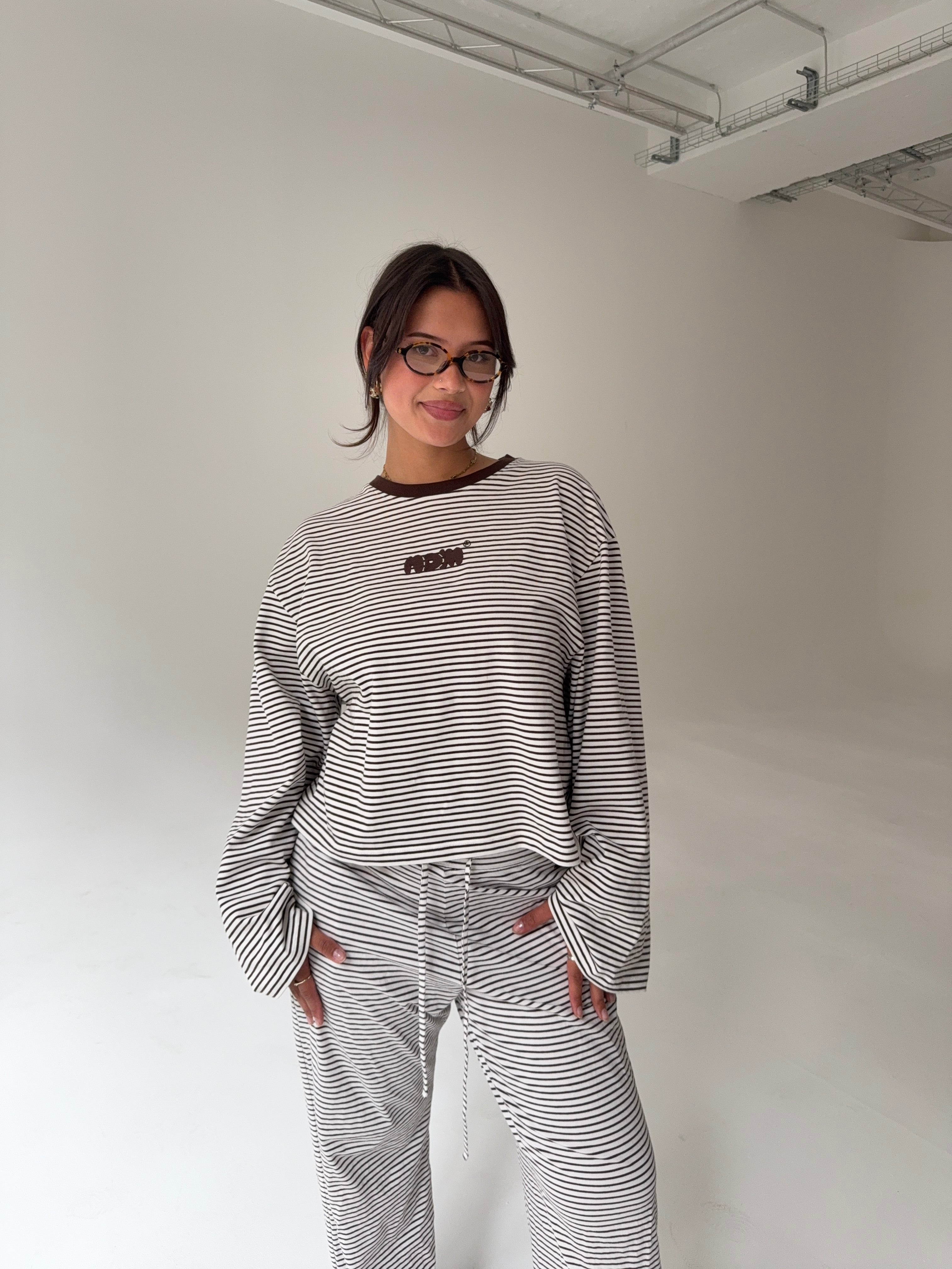 Oversized Longsleeve | Organic Cotton Stripes | Nom Originals