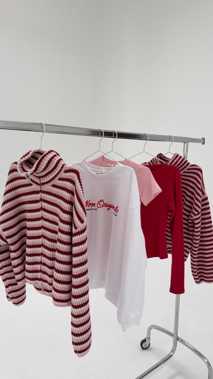 zipper lucky girl stripes (pre-order)