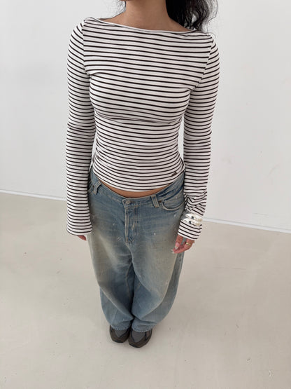 flared soft longsleeve stripes