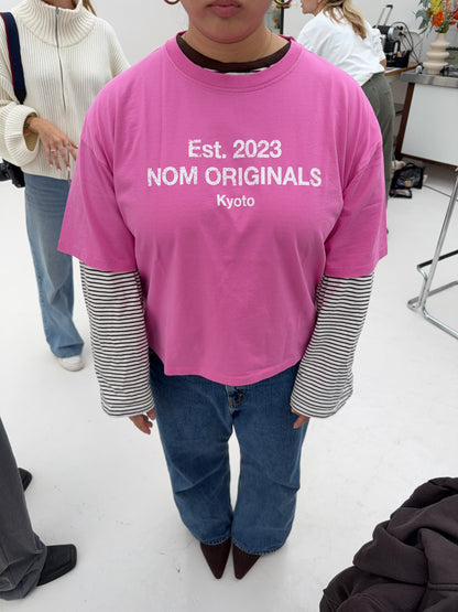 oversized tee kyoto magenta