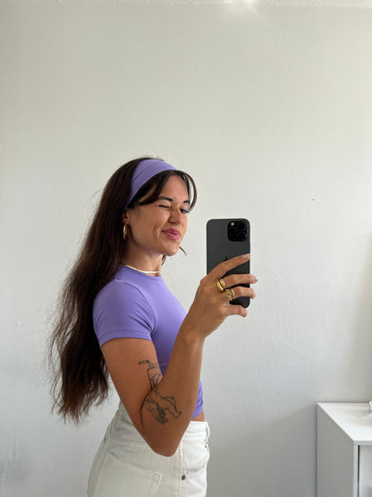 soft tee purple