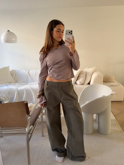 x lethilda - cargo pants khaki  (pre-order)