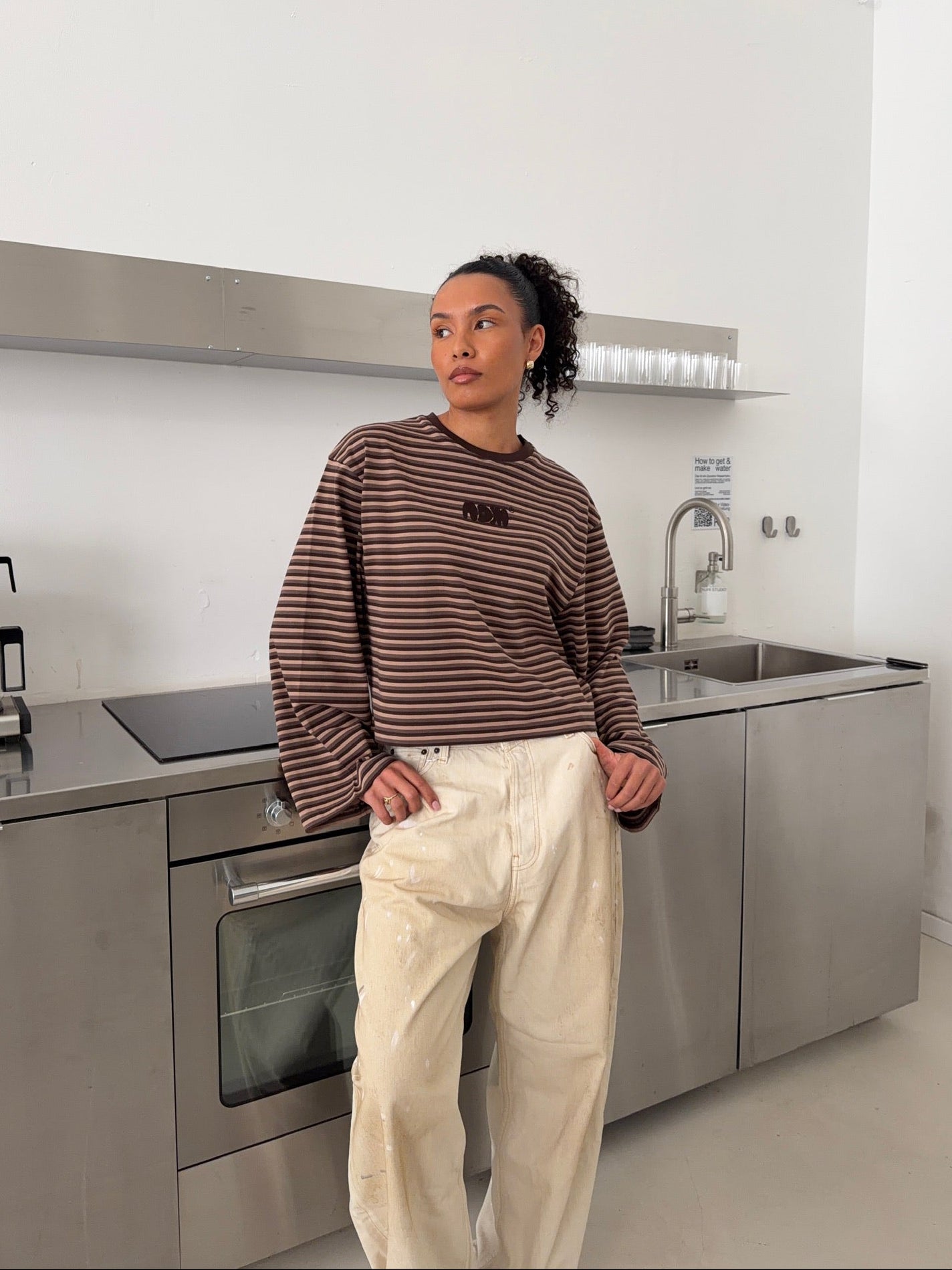 oversized longsleeve cinnamon glaze