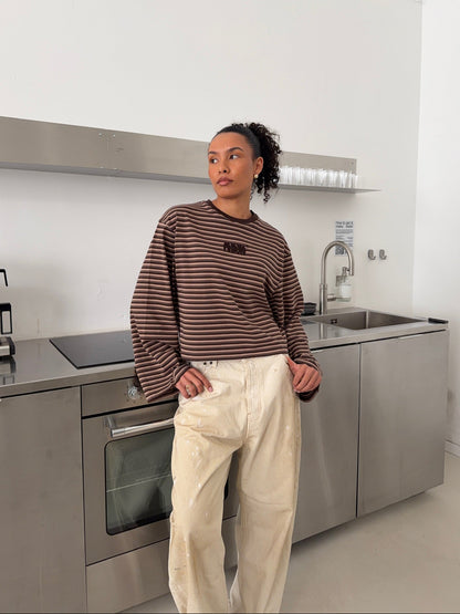 oversized longsleeve cinnamon glaze