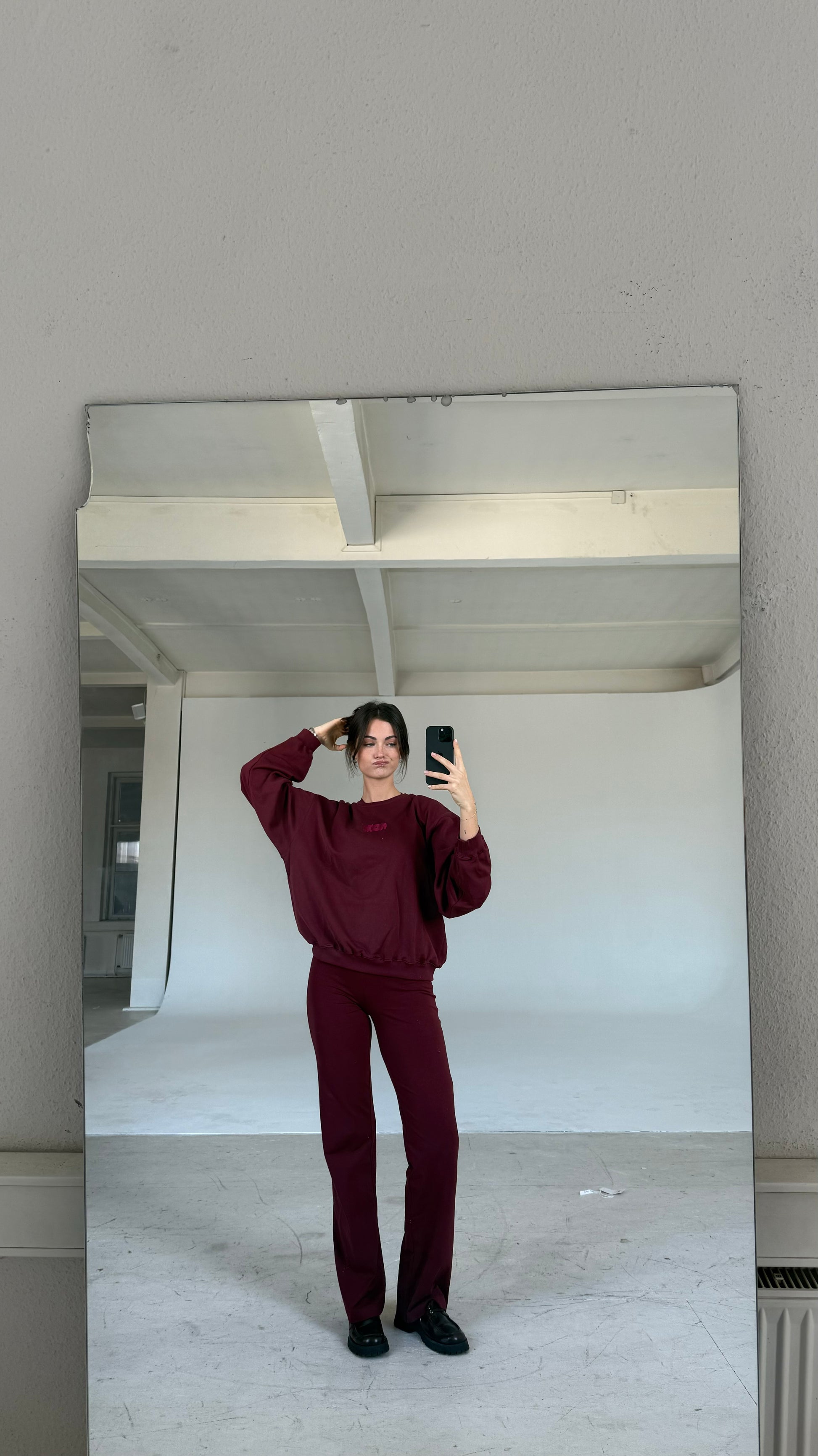 X Fabi Dark Red Organic Cotton Soft Pants – Nom Originals
