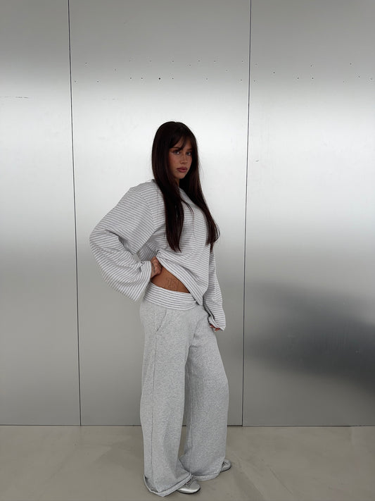longsleeve and pants stripes set