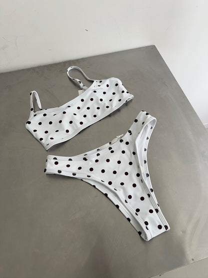 georgia bikini 2.0 brown dots