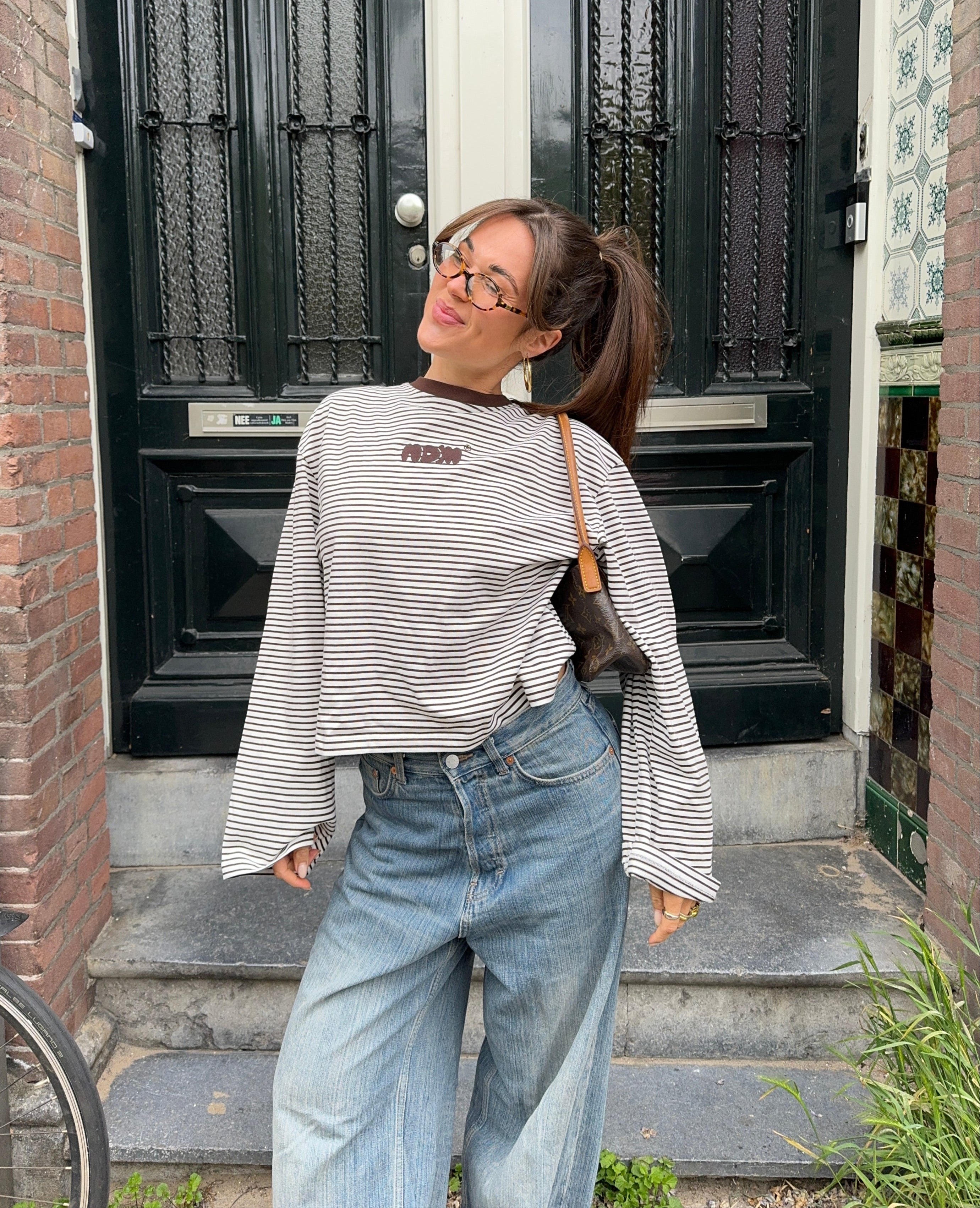 Oversized Longsleeve | Organic Cotton Stripes | Nom Originals