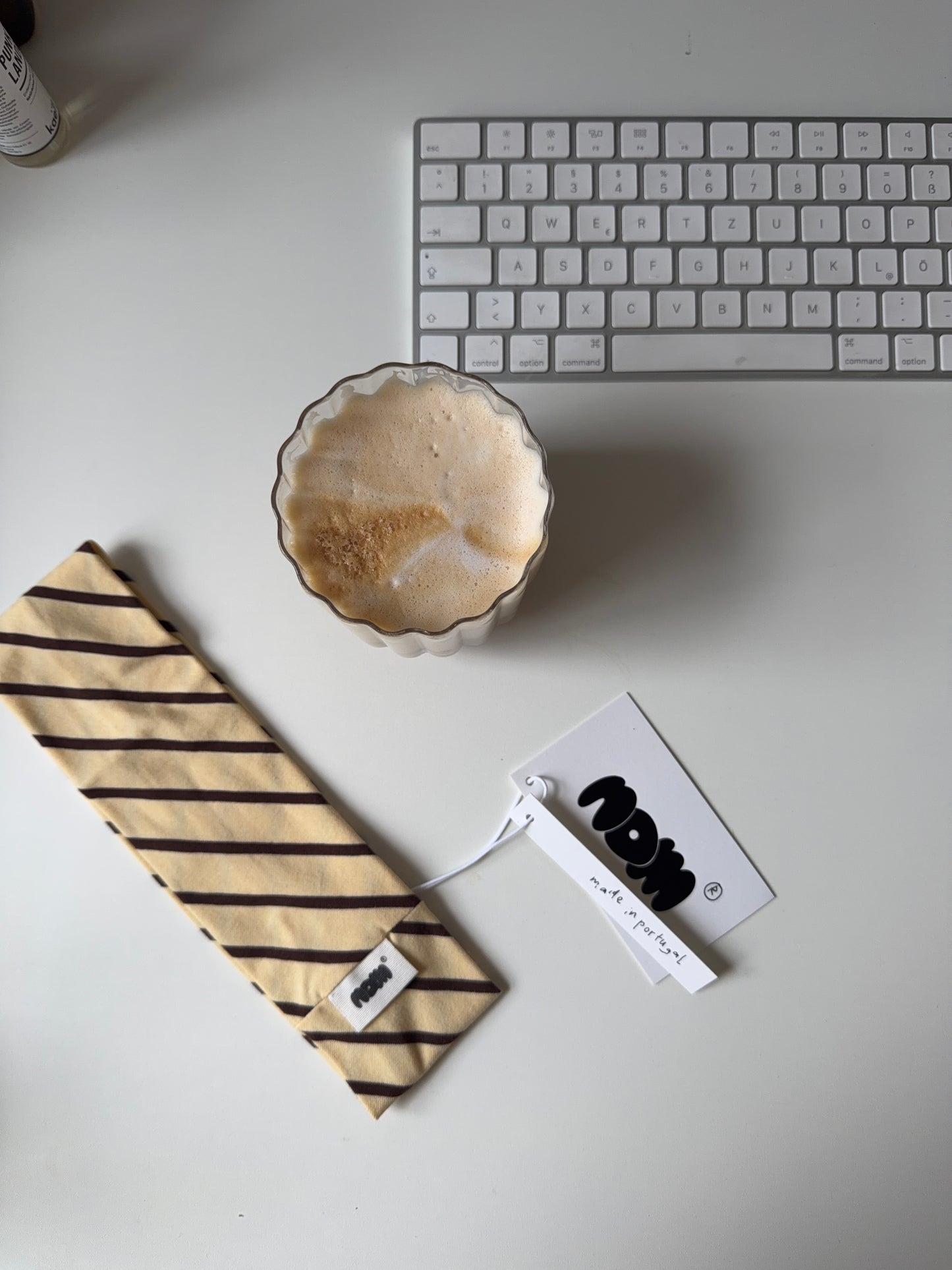 hairband chocolate vanilla stripes