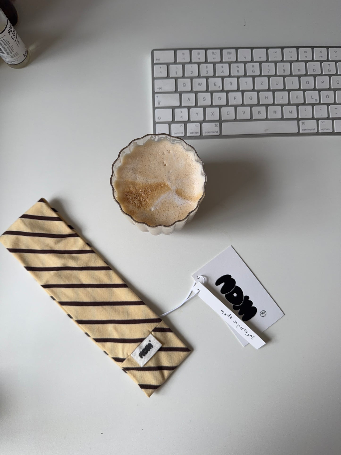 hairband chocolate vanilla stripes