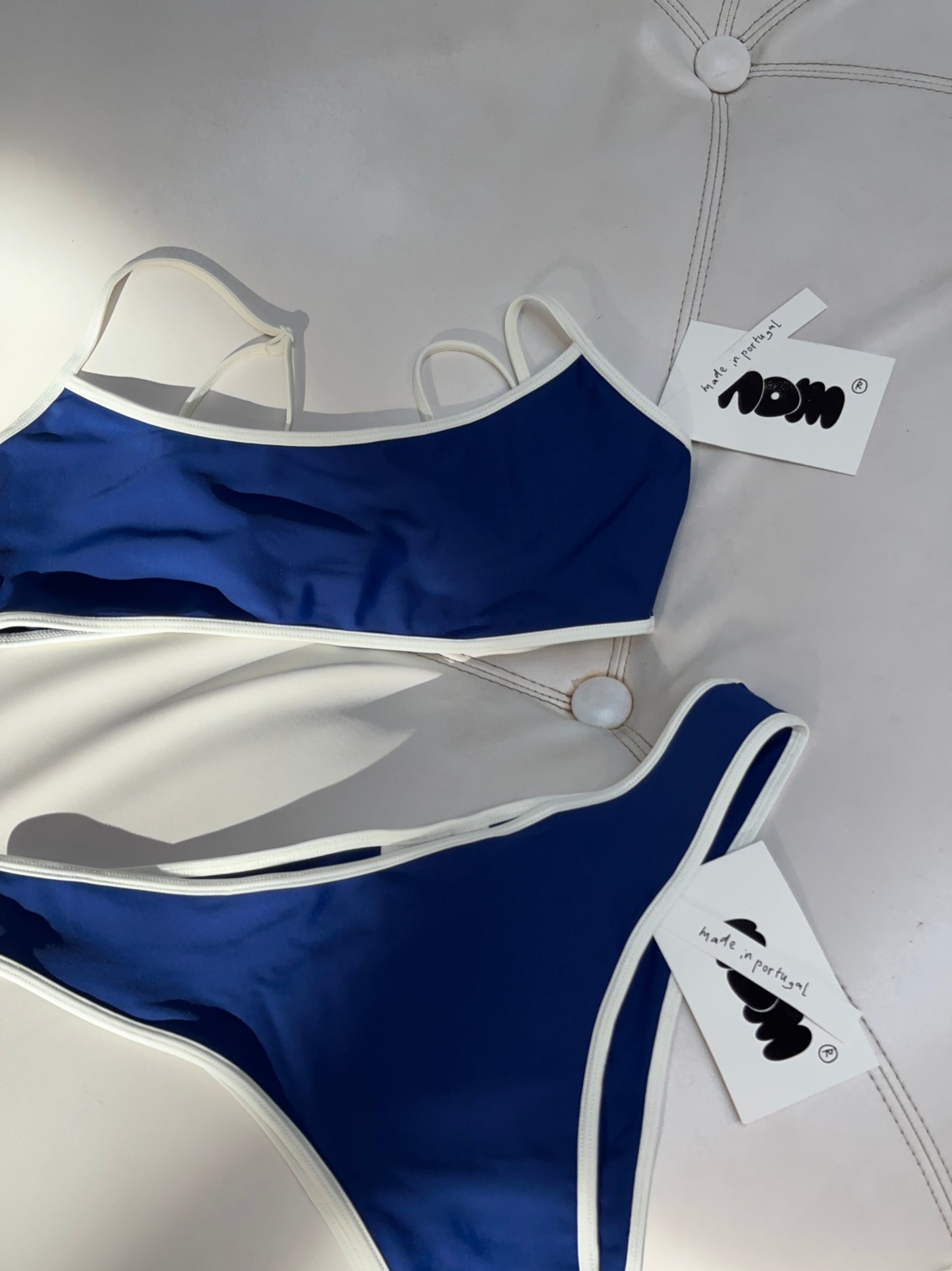 georgia bikini deep blue/creme