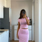 lounge skirt pink