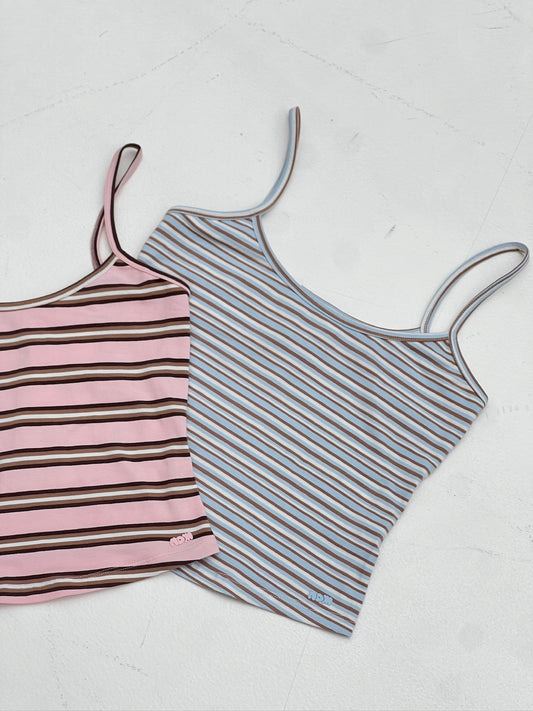 spaghetti top stripes set