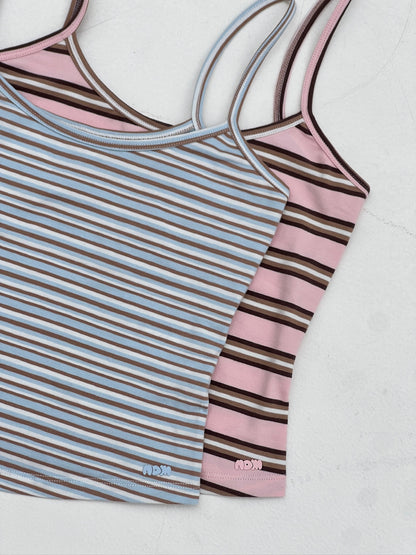 spaghetti top stripes set