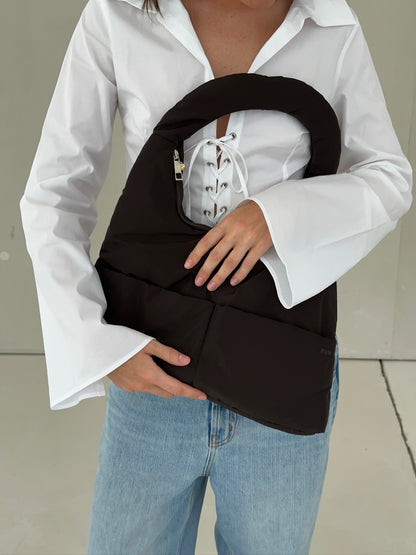 Nylon Bag - Brown