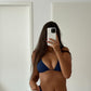 bikini top dark blue