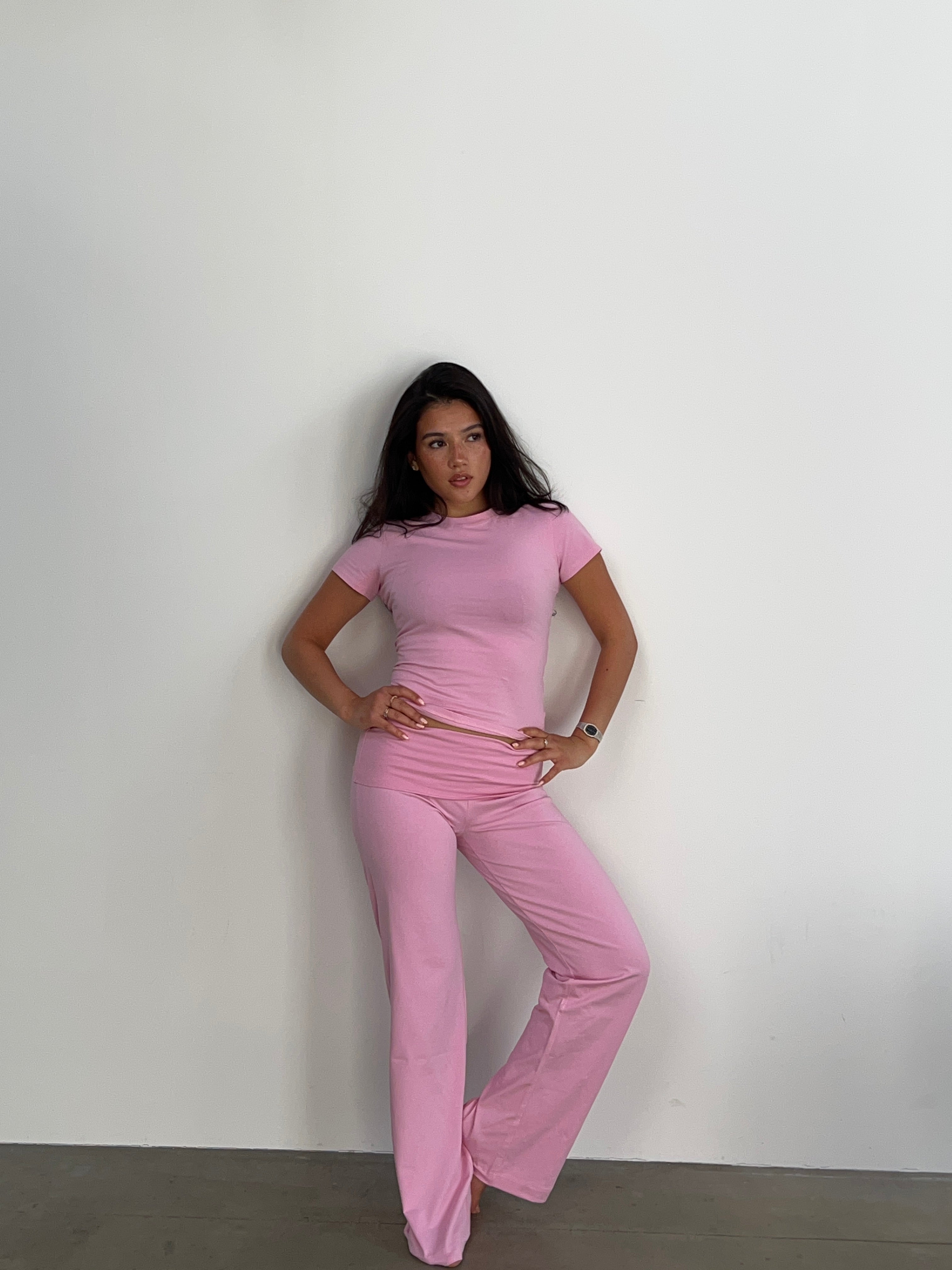 Heavy Soft Pants in Pink - Organic Comfort Wear – Nom Originals