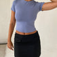 tee ash blue