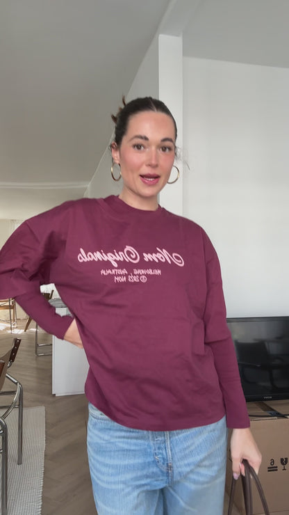 burgundy set